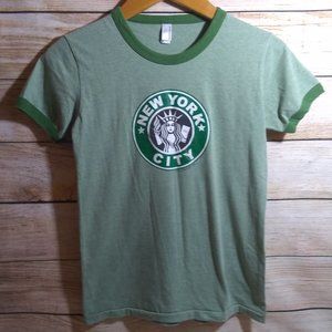 Womens New York Graphic T-Shirt, Sz M